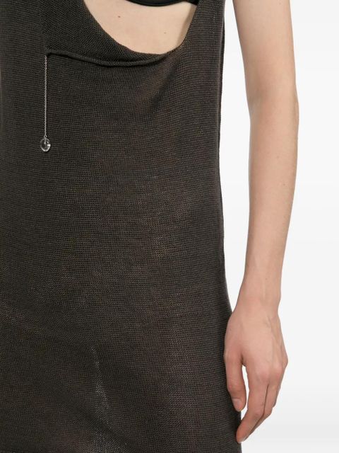 Paloma Wool Long Lotti mini dress - Brown