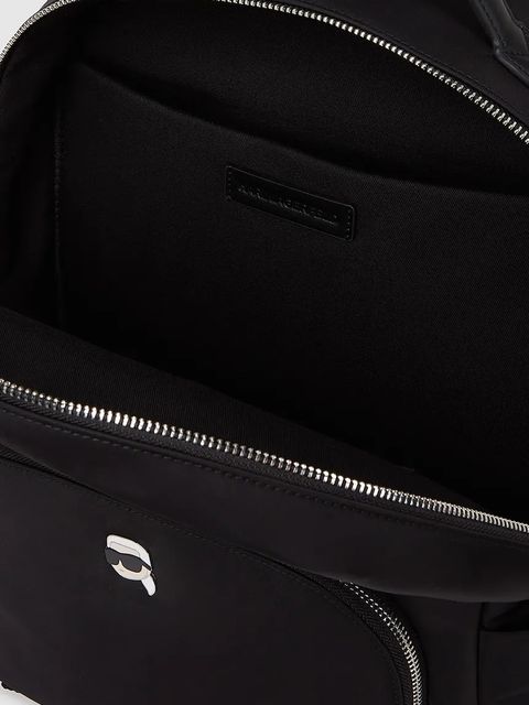 Karl Lagerfeld plecak IKON damski kolor czarny duży A4W30250