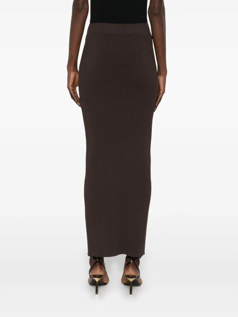 Max Mara Aprile knitted skirt - Brown