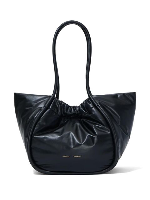 Proenza Schouler ruched leather tote bag - Black - zdjęcie produktu nr 1