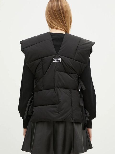 Kenzo bezrękawnik Sleeveless Puffer Jacket damski kolor czarny zimowy FE62OU1269CE.99