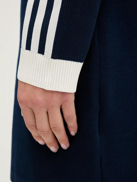 adidas Originals sukienka POLO DRESS kolor granatowy mini dopasowana JC7690