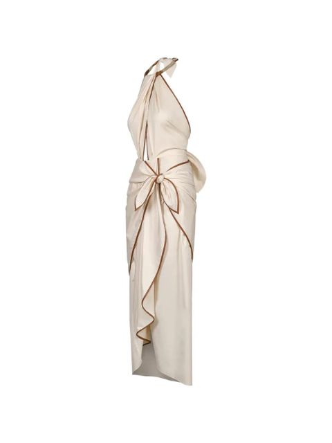 Johanna Ortiz Centro Del Cielo midi dress - Neutrals