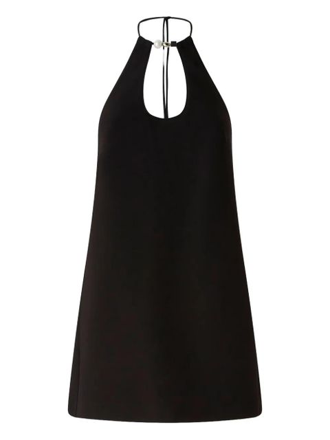 PINKO halter-neck tie-fastening cocktail dress - Black - zdjęcie produktu nr 1