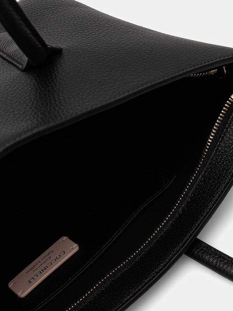 Coccinelle torebka skórzana DOUBLE BEAT kolor czarny E1 T8A 11 03 01