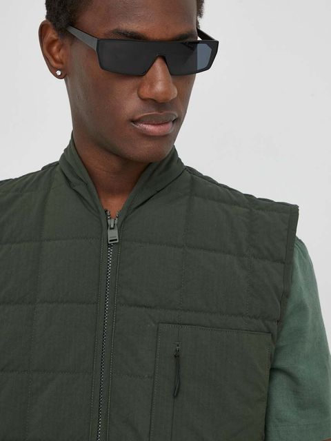 Rains bezrękawnik 19410 Vests kolor zielony przejściowy