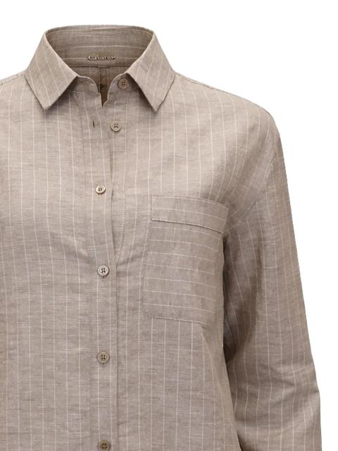 Max Mara striped pocket shirt - Neutrals - zdjęcie produktu nr 2