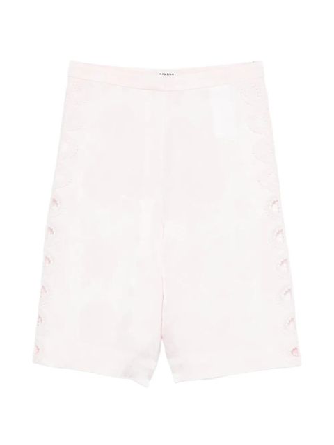 SANDRO lace-trim shorts - Pink - zdjęcie produktu nr 1