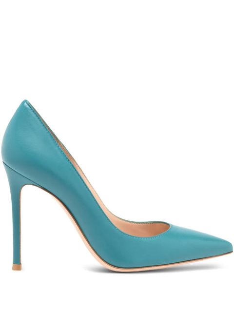 Gianvito Rossi 105mm Gianvito pointed pumps - Blue - zdjęcie produktu nr 1