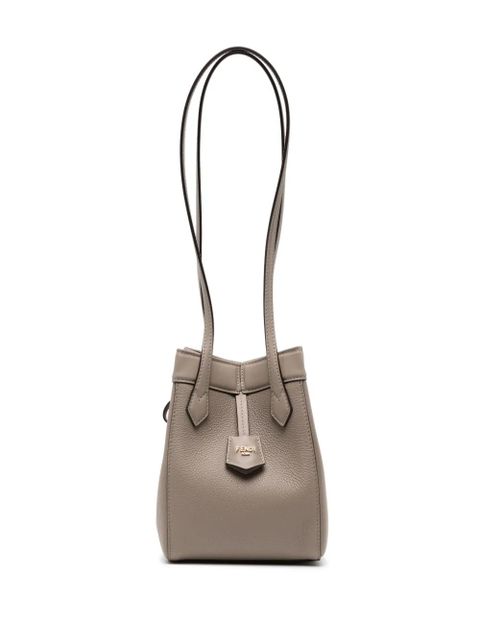 FENDI mini Origami leather shoulder bag - Brown - zdjęcie produktu nr 1