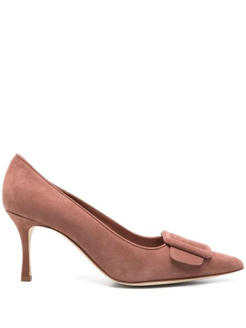 Manolo Blahnik 70mm Maysale pumps - Brown - zdjęcie produktu nr 1