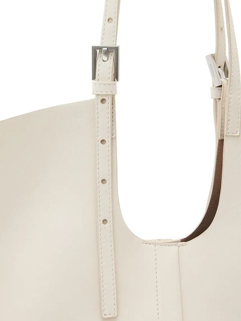 AllSaints torebka skórzana ARA kolor biały W312XC