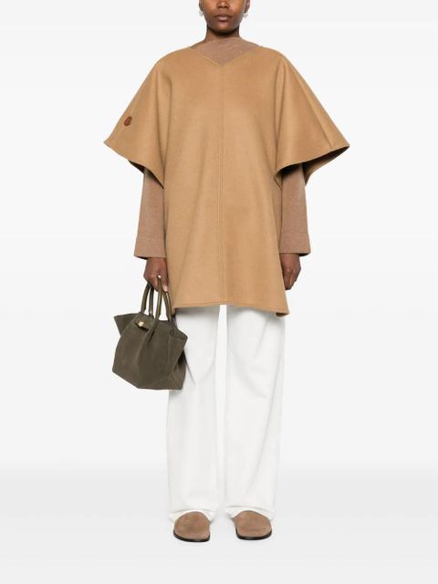 Moncler wool-blend poncho - Brown - zdjęcie produktu nr 2