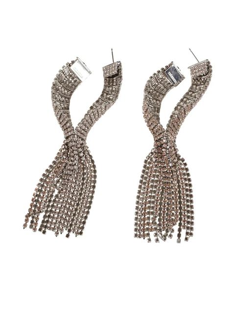 Rabanne crystal-embelished earrings - Silver - zdjęcie produktu nr 2