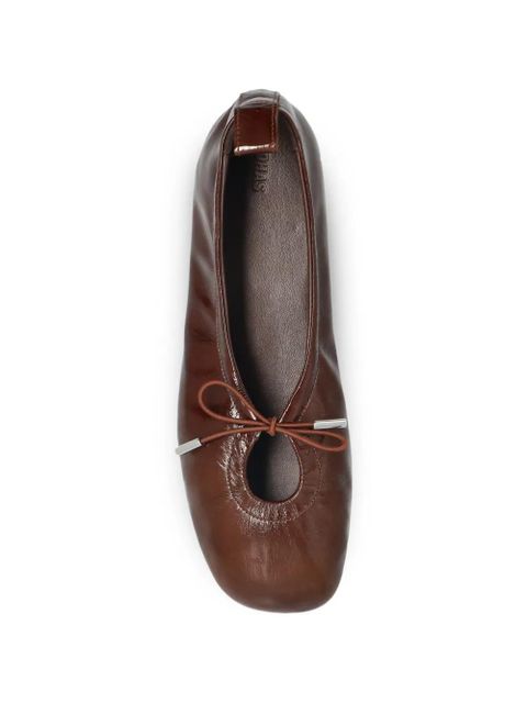 ALOHAS Rosalind bow ballet flats - Brown