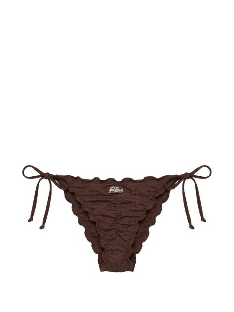 MC2 Saint Barth Miami broderie-anglaise side-tie bikini bottoms - Brown - zdjęcie produktu nr 2