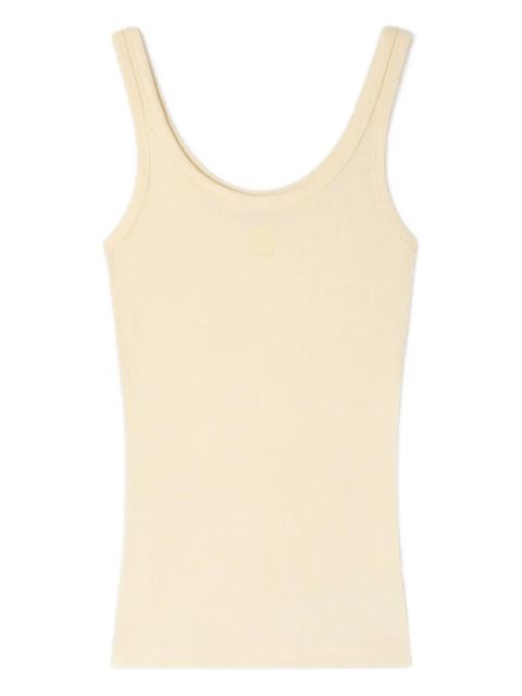 SANDRO ribbed-knit tank top - Yellow - zdjęcie produktu nr 1