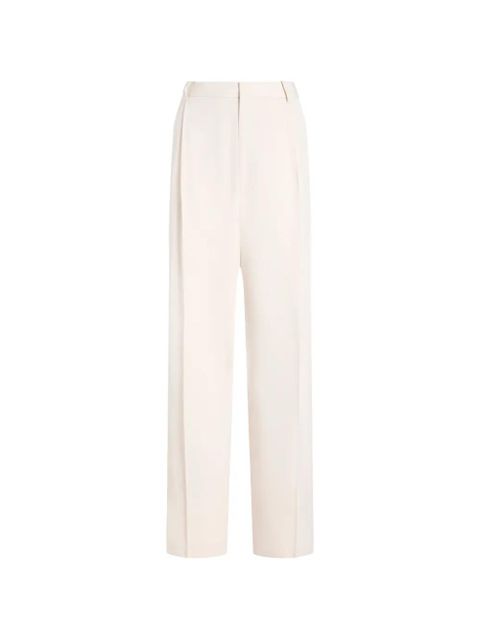 Proenza Schouler Clementina twill pleated trousers - Neutrals - zdjęcie produktu nr 1