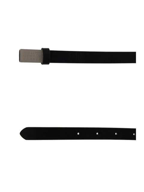 MM6 Maison Margiela numbers-motif belt - Black