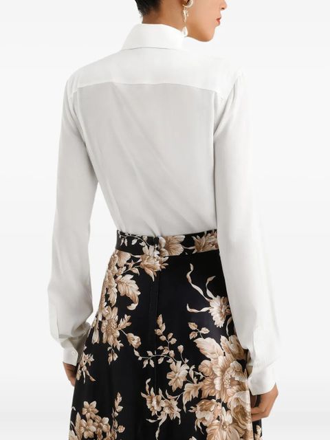 Dolce & Gabbana DNA pointed-collar shirt - White