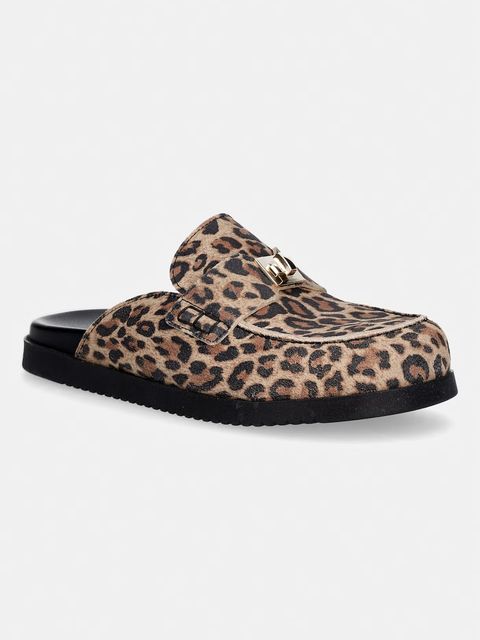 Steve Madden klapki z zakrytymi palcami damskie nubukowe Megg - zdjęcie produktu nr 2