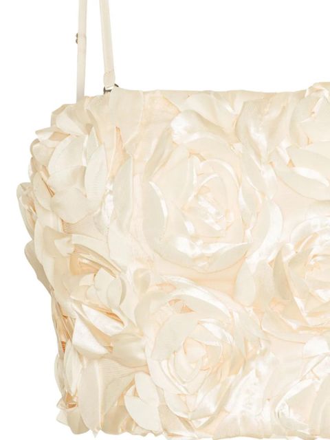 ROTATE BIRGER CHRISTENSEN rose-embellished tank top - Neutrals