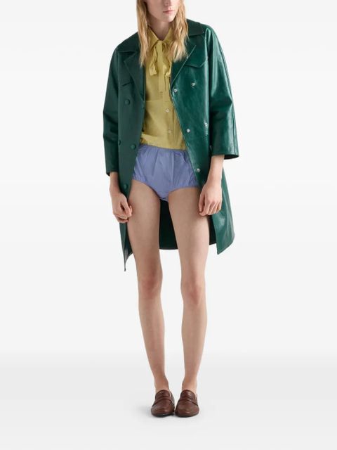 Prada polka-dot satin shirt - Yellow - zdjęcie produktu nr 2