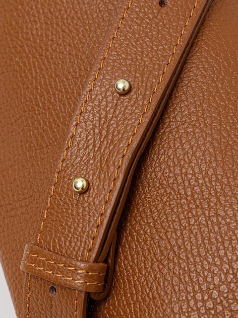 Answear.LAB torebka skórzana kolor brązowy