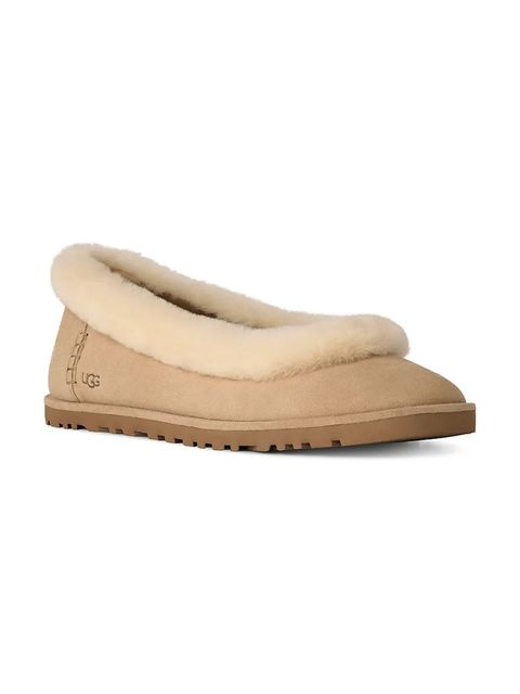 UGG baleriny zamszowe W Zora Ballet Flat - zdjęcie produktu nr 1