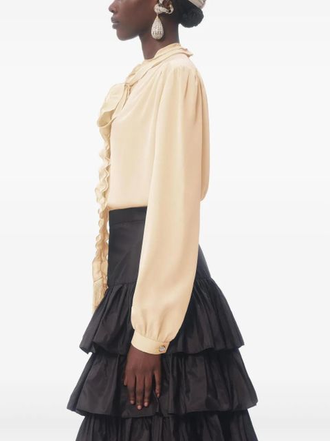 Valentino Garavani crepe de chine shirt - Neutrals