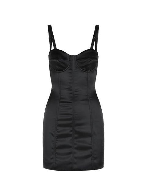 Dolce & Gabbana satin corset minidress - Black - zdjęcie produktu nr 1