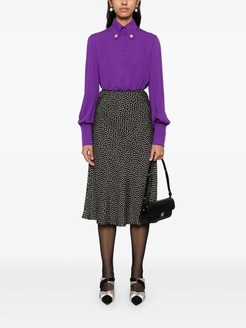 Valentino Garavani georgette shirt - Purple