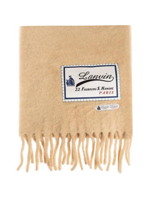 Lanvin fringed scarf - Neutrals - zdjęcie produktu nr 1