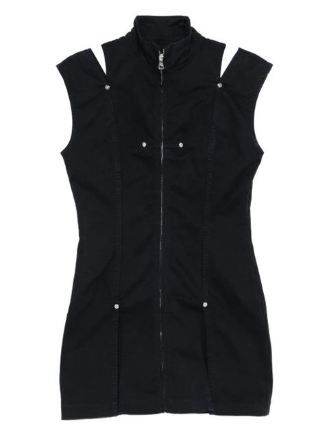 Jean Paul Gaultier zip-front sleeveless dress - Blue - zdjęcie produktu nr 1