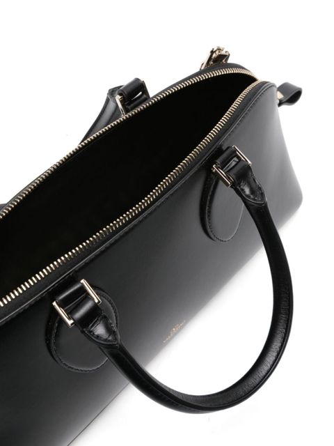 Valentino Garavani Rockstud-embellished leather tote bag - Black