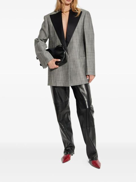 Jil Sander leather trousers - Black - zdjęcie produktu nr 2