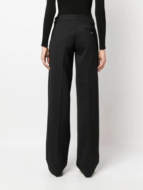 Coperni high-waist straight-leg trousers - Black