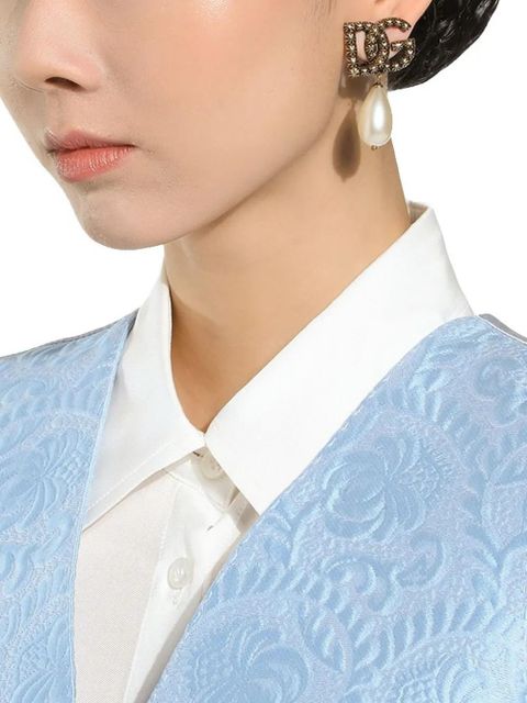 Dolce & Gabbana DG-logo earrings - Gold