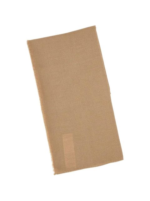 Max Mara fringed-trim scarf - Neutrals - zdjęcie produktu nr 2