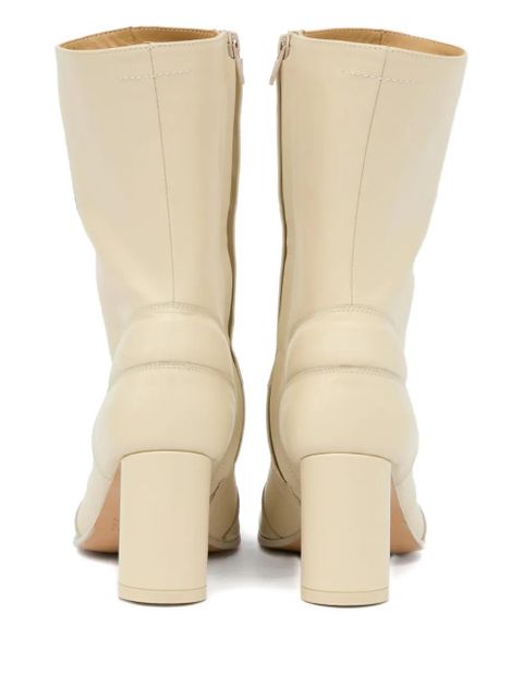 MM6 Maison Margiela 90mm block-heeled ankle boots - Neutrals