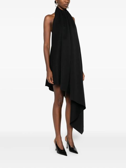 Givenchy asymmetric draped dress - Black