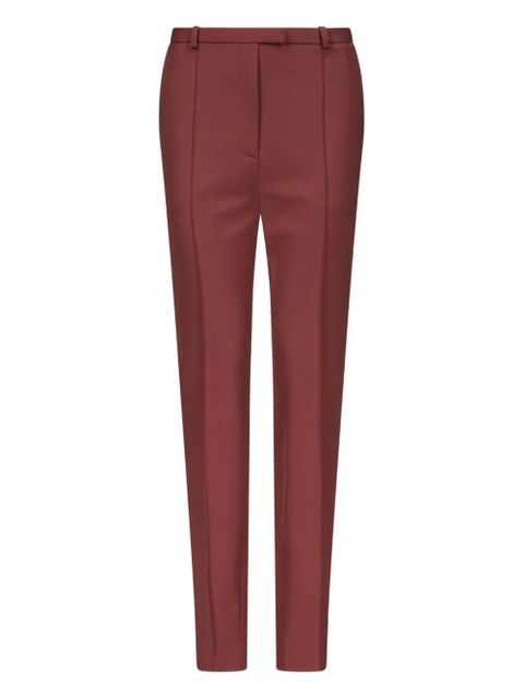 LouLou de Saison pleat-front straight trousers - Red - zdjęcie produktu nr 1