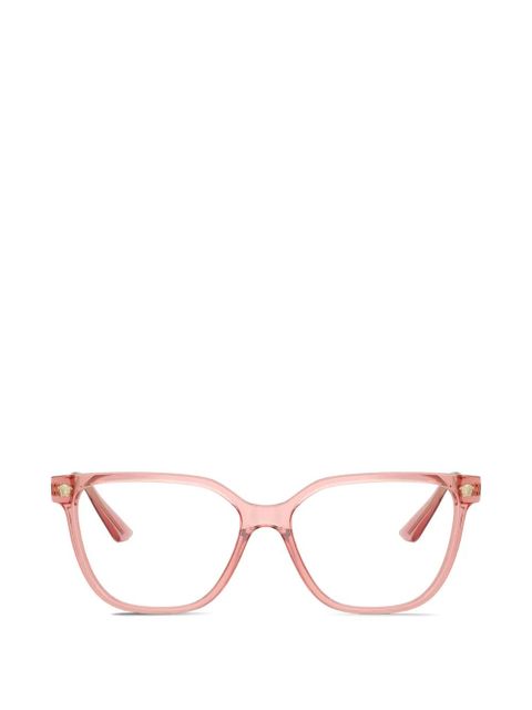 Versace Eyewear Medusa Head-appliqué glasses - Pink - zdjęcie produktu nr 1