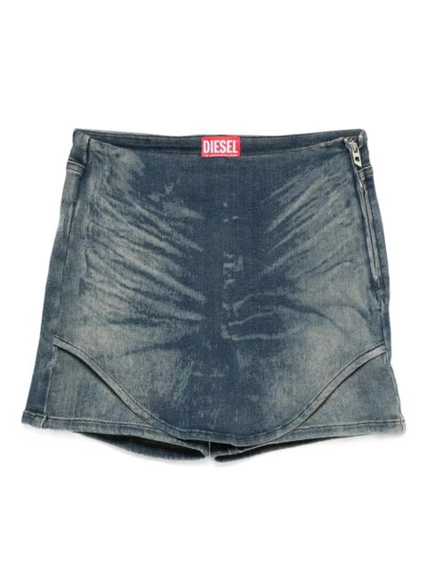 Diesel acid-wash denim shorts - Blue - zdjęcie produktu nr 1