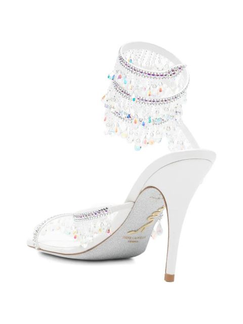 René Caovilla Chandelier sandals - White
