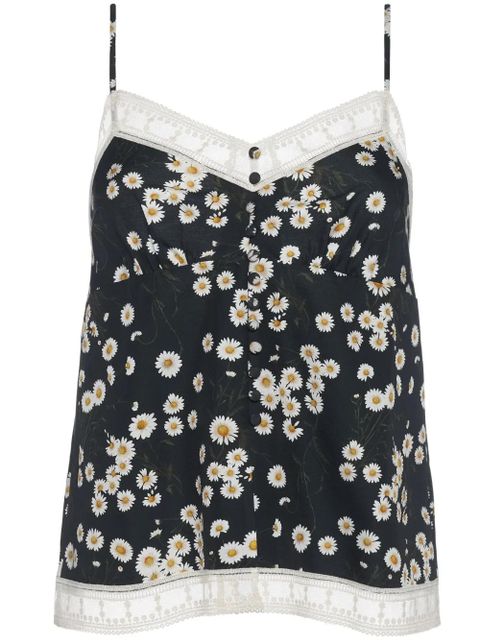 ERES Toi floral-print pajama top - Black - zdjęcie produktu nr 1