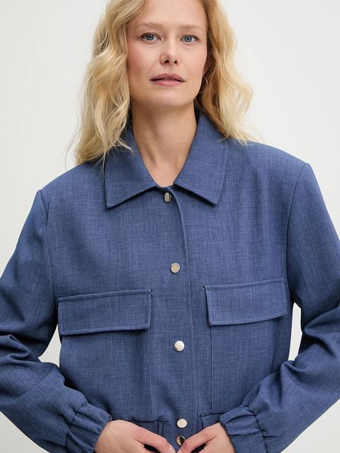 Answear.LAB kurtka kolor niebieski przejściowa