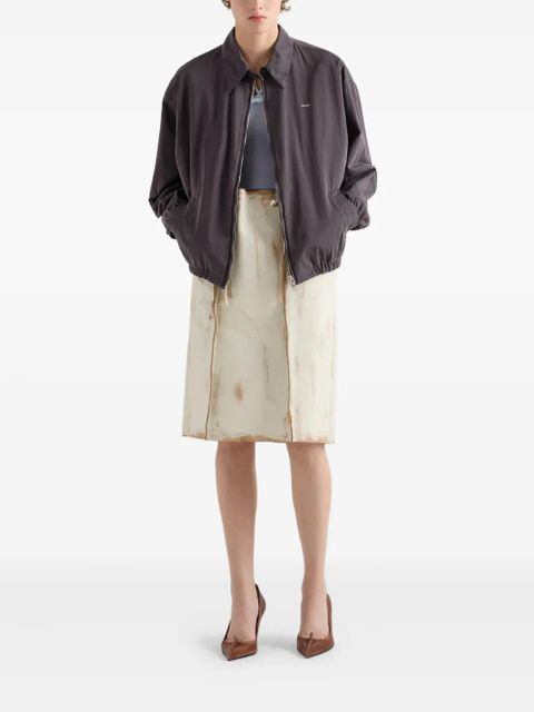 Prada shirt-collar welt-pocket jacket - Grey - zdjęcie produktu nr 2