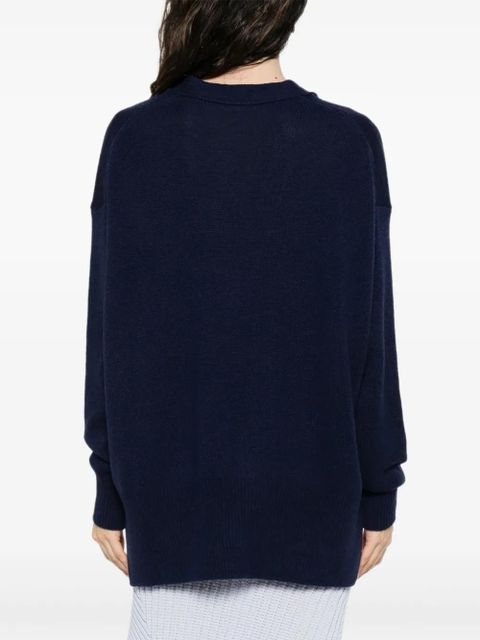 Jil Sander button-front cashmere cardigan - Blue