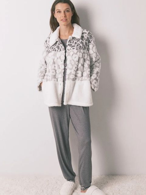 women'secret kurtka koszulowa damskie kolor beżowy przejściowa 4412200